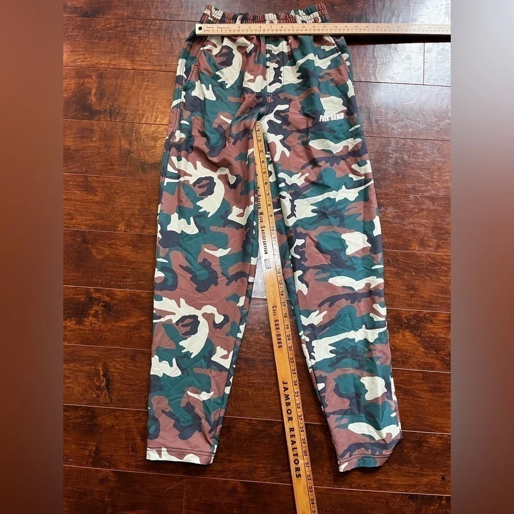 Full Send Nelk Boys Camo Casual Jogger Size Small READ BELOW